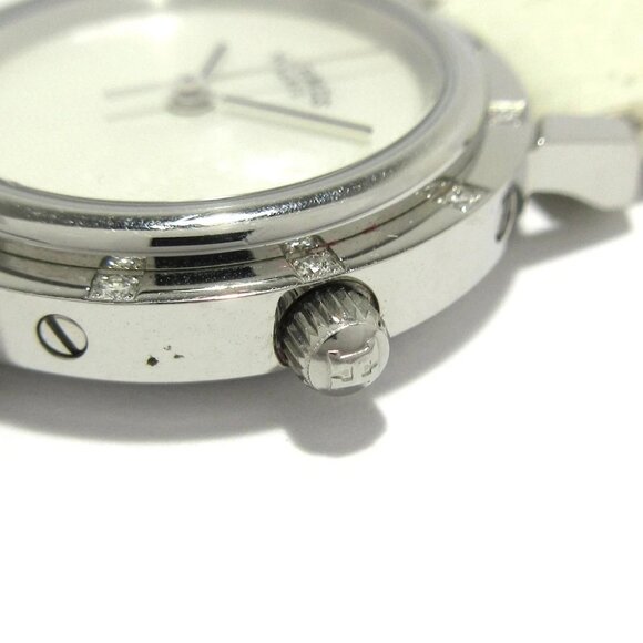 Auth HERMES Clipper Nacre CL4.230 2****** White Women's Wrist Watch - Picture 4 of 12